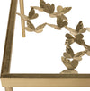 Safavieh Rosalia Butterfly Coffee Table Antique Gold Furniture 