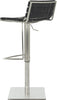 Safavieh Mitchell Gas Lift Swivel Bar Stool Black Furniture 