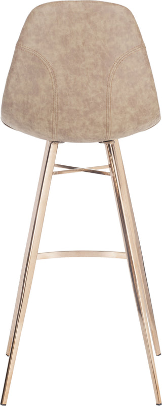 Safavieh Mathison Bar Stool Brown Furniture 