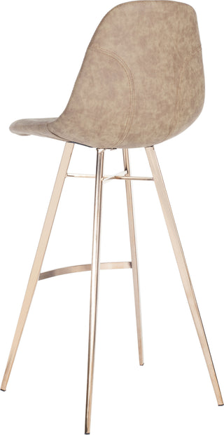 Safavieh Mathison Bar Stool Brown Furniture 