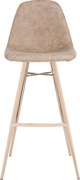 Safavieh Mathison Bar Stool Brown Furniture main image