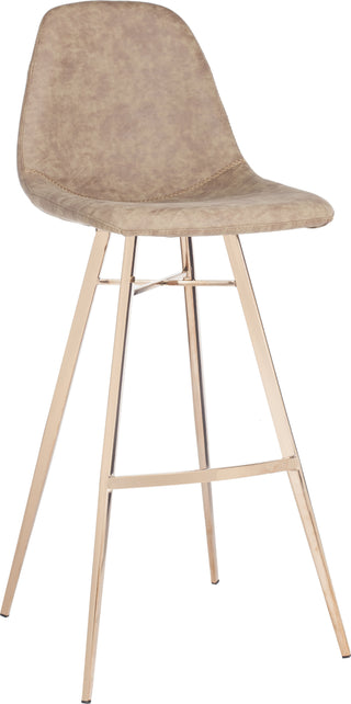 Safavieh Mathison Bar Stool Brown Furniture 