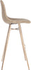 Safavieh Mathison Bar Stool Brown Furniture 