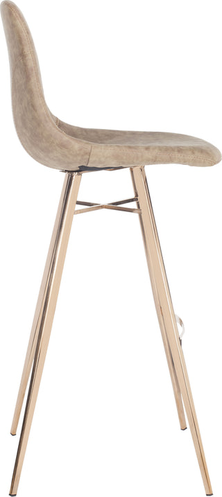 Safavieh Mathison Bar Stool Brown Furniture 