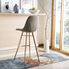 Safavieh Mathison Bar Stool Taupe Furniture 