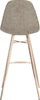 Safavieh Mathison Bar Stool Taupe Furniture 