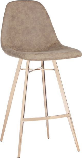 Safavieh Mathison Counter Stool Brown Furniture 