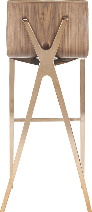 Safavieh Mckay Bar Stool Brown Furniture 