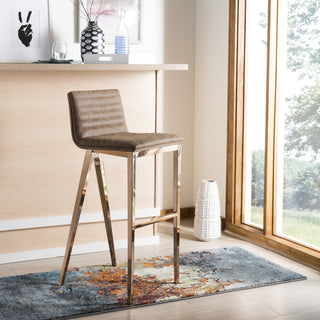 Safavieh Mckay Bar Stool Brown  Feature