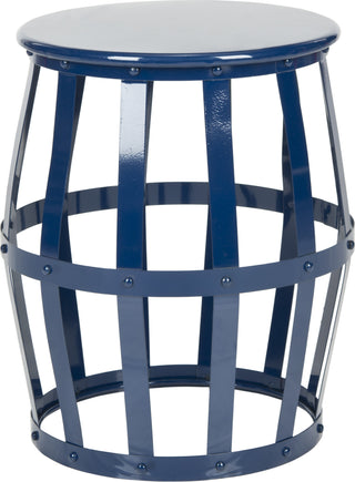 Safavieh Rinaldo Stool Navy Furniture main image