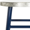 Safavieh Kenzie Silver Dipped Counter Stool Navy and Furniture 
