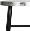 Safavieh Kenzie 30''H Silver Dipped Bar Stool Black and Furniture 