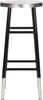 Safavieh Kenzie 30''H Silver Dipped Bar Stool Black and Furniture main image
