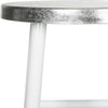 Safavieh Kenzie 30''H Silver Dipped Bar Stool White and Furniture 