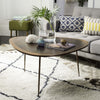 Safavieh Ayla Coffee Table Antique Copper Furniture  Feature