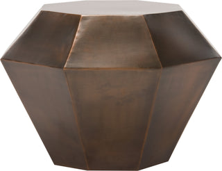 Safavieh Grace Diamond Accent Table Antique Copper Furniture 