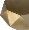 Safavieh Astrid Faceted Coffee Table Brass Furniture 