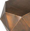 Safavieh Astrid Faceted Side Table Copper Furniture 