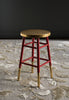 Safavieh Emery Dipped Gold Leaf Counter Stool Red and Furniture  Feature