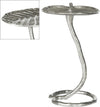 Safavieh Mina Silver Foil Petal Side Table Furniture 