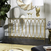Safavieh Carina Oval Ringed Console Table Gold  Feature