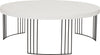 Safavieh Keelin Mid Century Scandinavian Lacquer Coffee Table White Furniture 