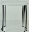 Safavieh Kelly Mid Century Scandinavian Lacquer Side Table White Furniture 