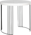 Safavieh Kelly Mid Century Scandinavian Lacquer Side Table White Furniture 