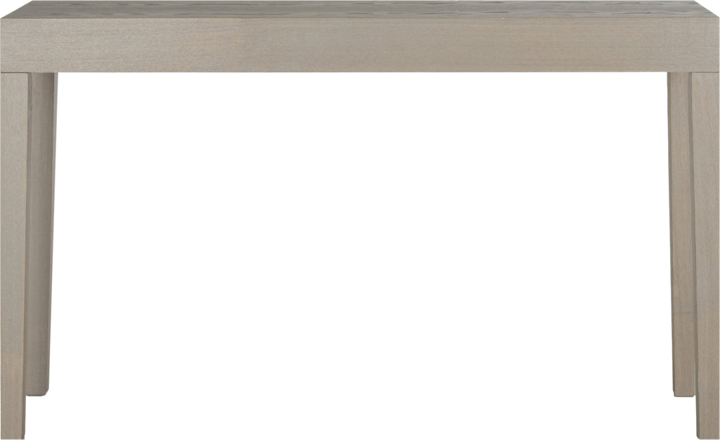 Safavieh Kayson Mid Century Scandinavian Wood Console Tale Grey Furniture main image