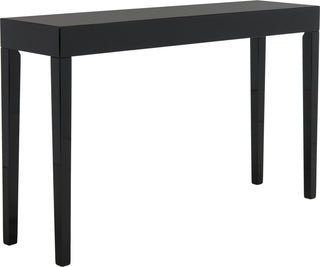 Safavieh Kayson Mid Century Scandinavian Lacquer Console Table Black Furniture 