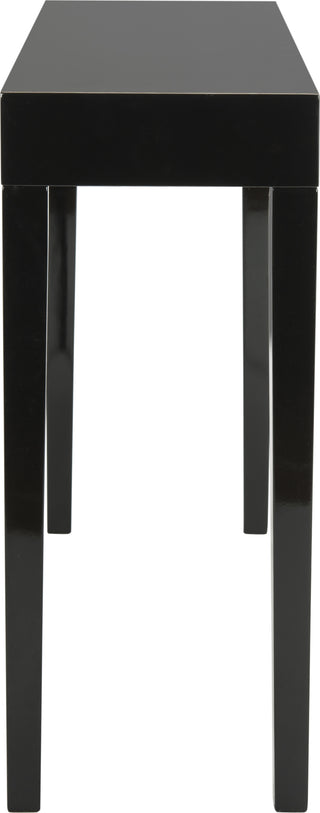 Safavieh Kayson Mid Century Scandinavian Lacquer Console Table Black Furniture 