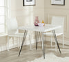Safavieh Wolcott Retro Mid Century Square Lacquer Accent Table White and Black Furniture  Feature