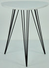 Safavieh Wolcott Retro Mid Century Lacquer Side Table White and Black Furniture 