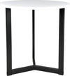 Safavieh Leonard Mid Century Modern Wood End Table White and Black Furniture 
