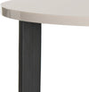 Safavieh Leonard Mid Century Modern Wood End Table Taupe and Black Furniture 