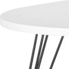 Safavieh Wynton Retro Mid Century Lacquer Coffee Table White and Black Furniture 