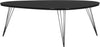 Safavieh Wynton Retro Mid Century Lacquer Coffee Table Black Furniture main image