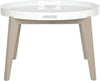 Safavieh Echo Mid Century Lacquer Tray Top End Table White and Grey Furniture main image