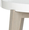 Safavieh Echo Mid Century Lacquer Tray Top End Table White and Grey Furniture 