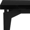Safavieh Josef Retro Lacquer Floating Top Coffee Table Black Furniture 