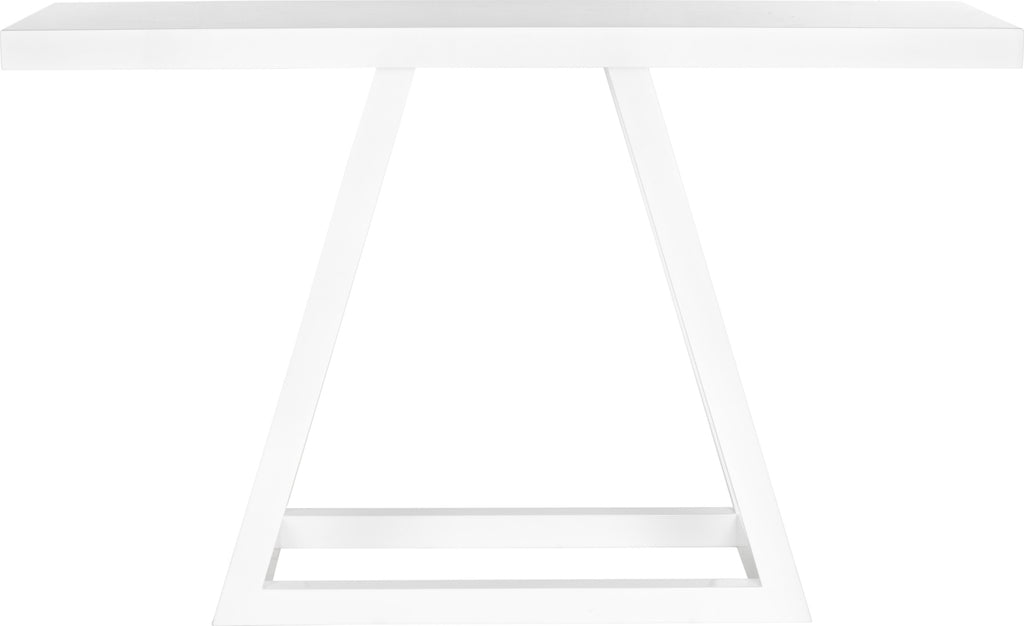 Safavieh Sutton Modern Scandinavian A-Line Lacquer Console White Furniture main image