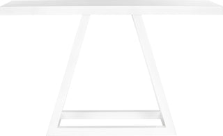 Safavieh Sutton Modern Scandinavian A-Line Lacquer Console White Furniture main image