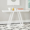 Safavieh Sutton Modern Scandinavian A-Line Lacquer Console White Furniture  Feature
