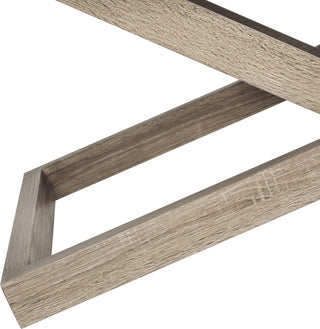 Safavieh Arleana Cross Leg Coffee Table With Tray Light Oak Furniture 