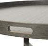 Safavieh Cursten Retro Mid Century Wood Tray Top Coffee Table Dark Grey Furniture 