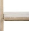 Safavieh Deitria 49'' Retro Scandinavian Three Tier Shelf Light Oak Furniture 