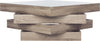 Safavieh Anwen Mid Century Geometric Wood Coffee Table Light Oak Furniture main image