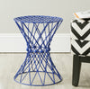 Safavieh Charlotte Iron Wire Stool Dark Blue Furniture  Feature