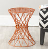 Safavieh Charlotte Iron Wire Stool Orange Furniture  Feature