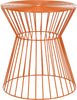 Safavieh Adele Iron Wire Stool Orange Furniture main image